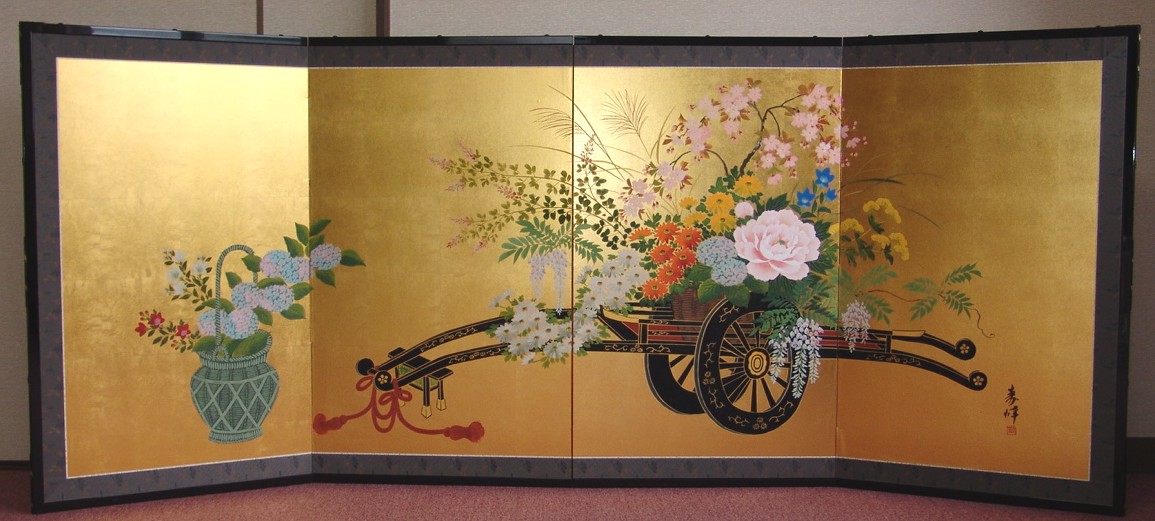 X-201   (H91ｃｍ　W240ｃｍ)　花車